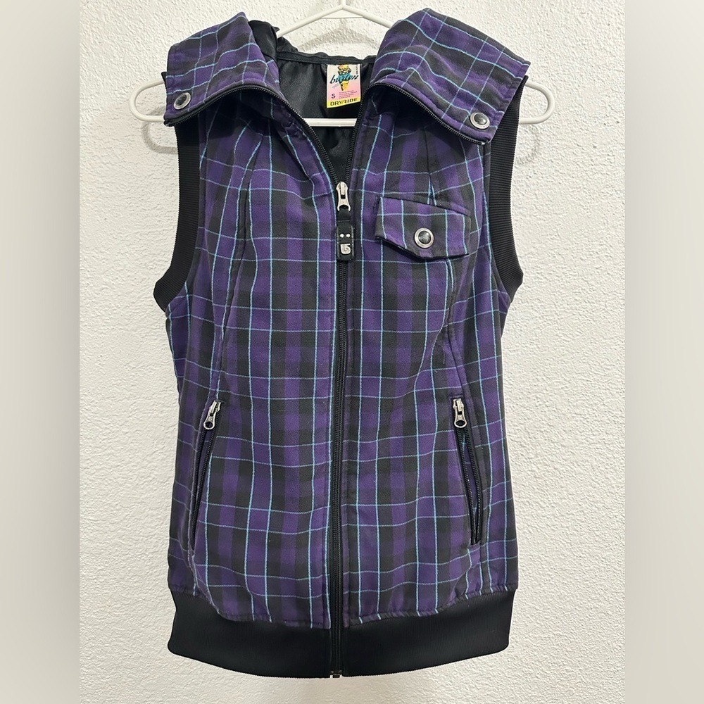 SPRING PRICE DROP**❤️BURTON WOMEN'S STAR RIDER DRYRIDE HOODED vest small